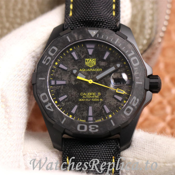 Tag Heuer Replica Aquaracer Canvas strap 41MM - WatchesReplica.is