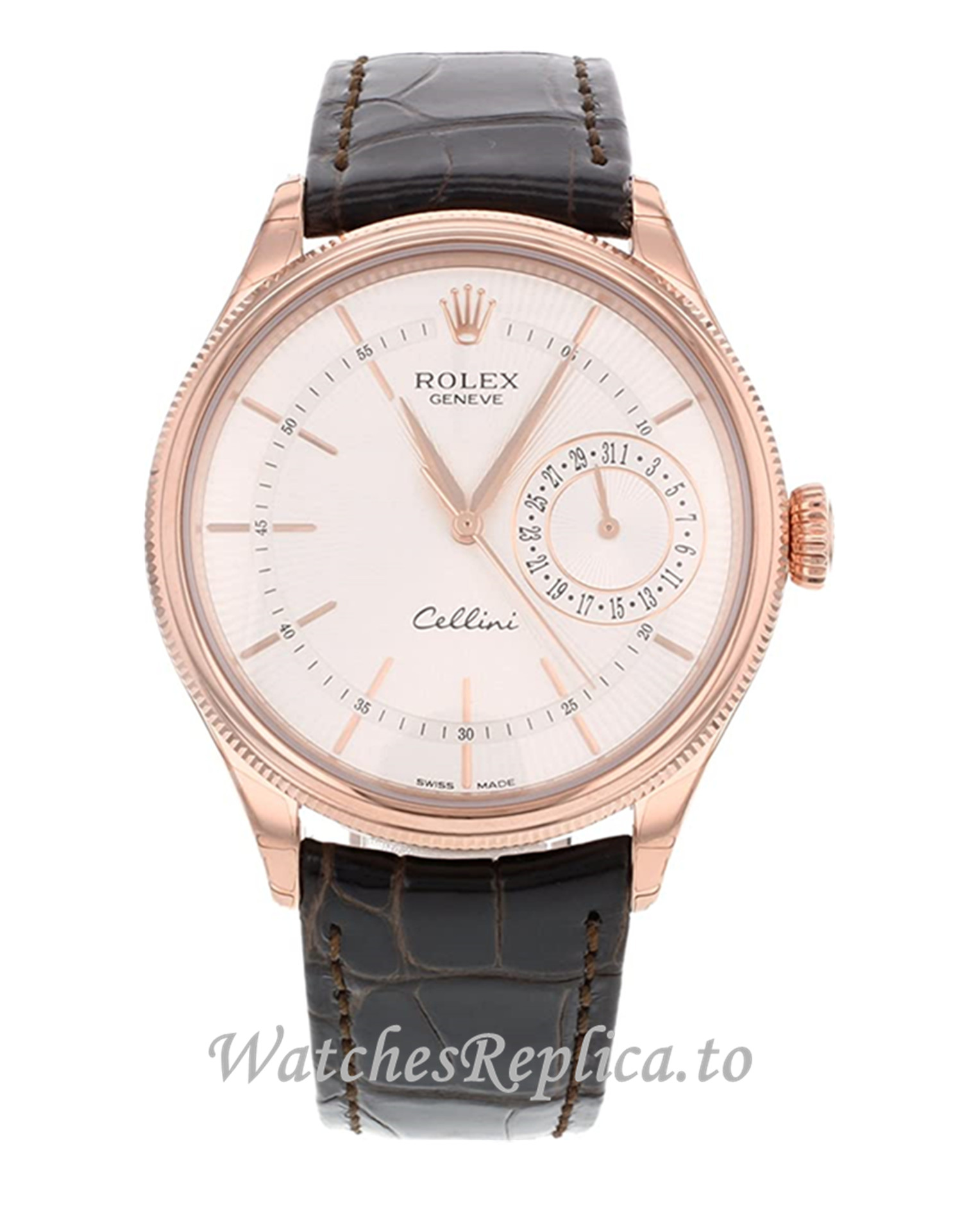 Replica Rolex Cellini 50515sbr 39MM - WatchesReplica.is