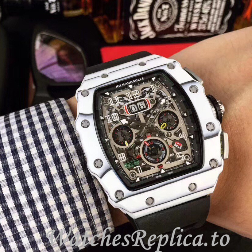 Richard Mille Replica RM11-03 Rubber strap 50MM - WatchesReplica.is
