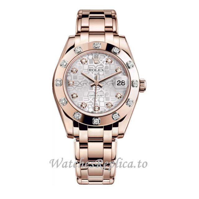 Replica Rolex Pearlmaster m81315-0006 36MM - WatchesReplica.is