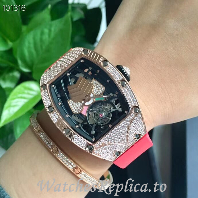 Richard Mille Replica RM71-01 Rubber strap 52.20x34.40MM - WatchesReplica.is
