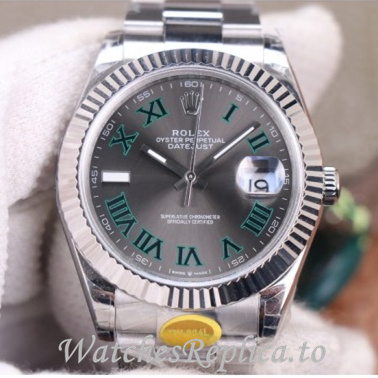 Swiss Rolex Datejust Replica 126334 Stainless steel strap 41MM - WatchesReplica.is