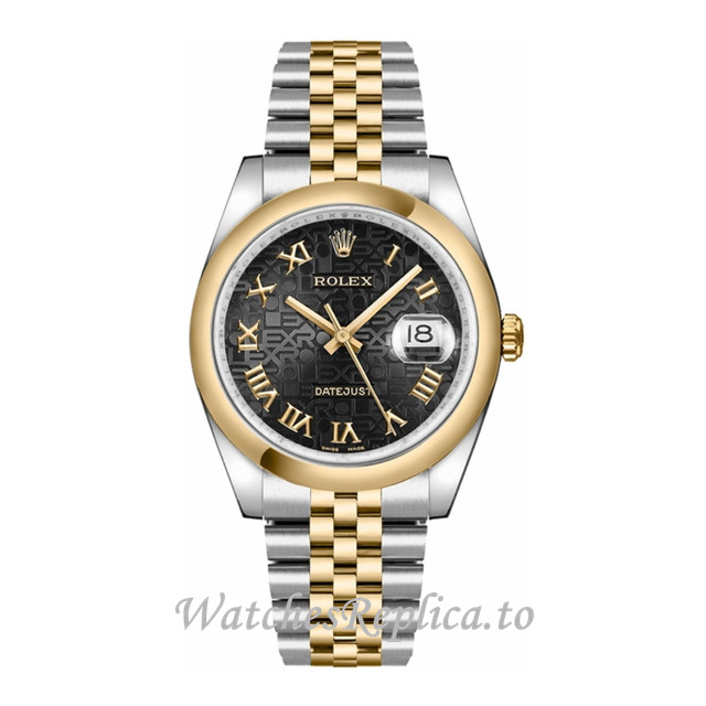 Replica Rolex Datejust 116203-15 36MM Stainless steel strap Mens Watch - WatchesReplica.is
