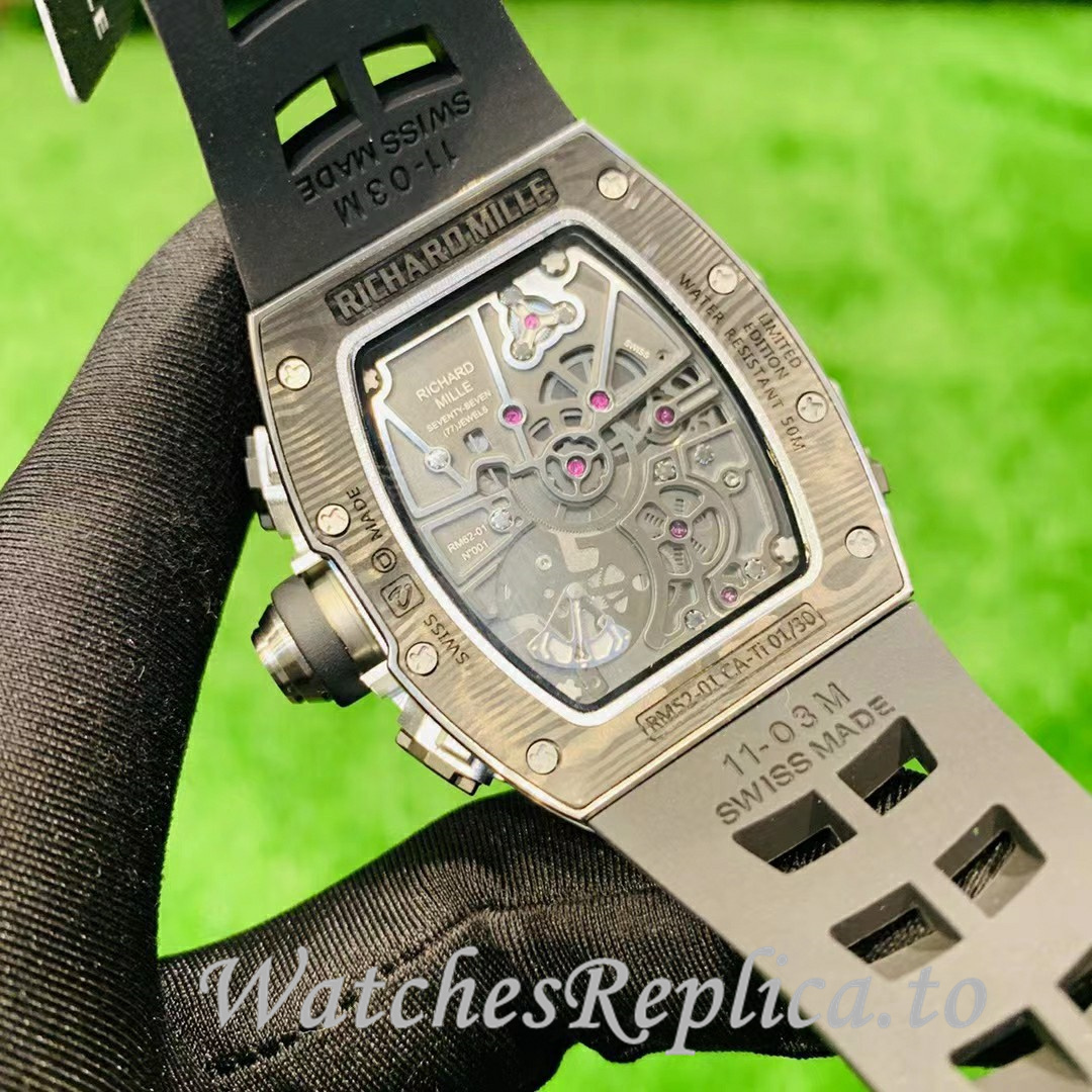 Richard Mille Replica RM62-01 Rubber strap 50MM - WatchesReplica.is