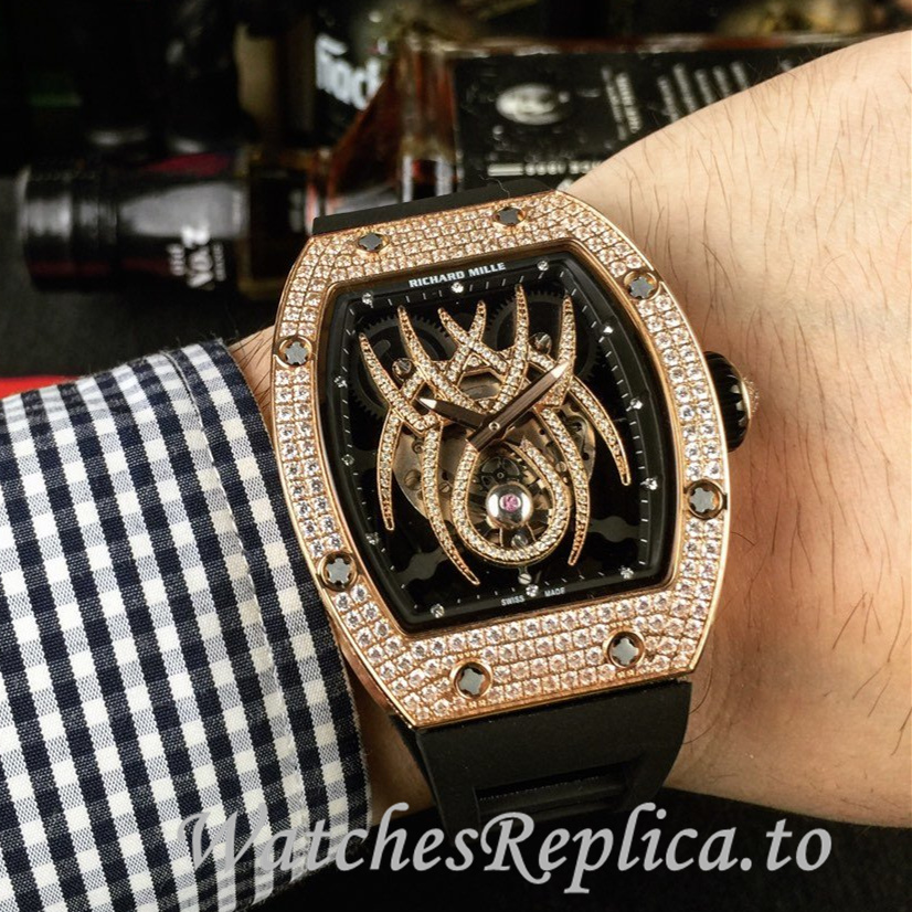 Richard Mille Replica RM19-01 Rubber strap 50MM - WatchesReplica.is