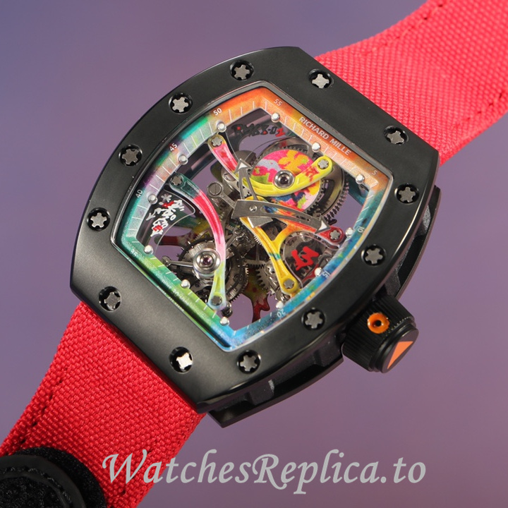 Richard Mille Replica RM68-01 Canvas strap 51MM - WatchesReplica.is