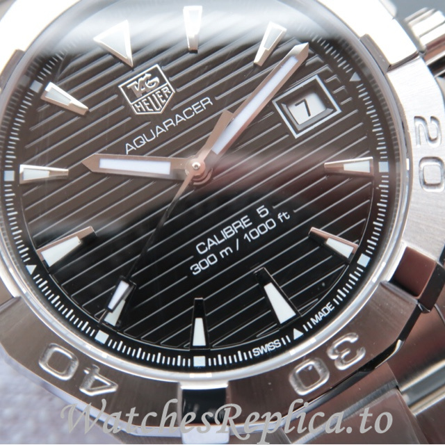 Tag Heuer Replica Aquaracer WAY2113.BA0928 Stainless steel strap 40.5MM - WatchesReplica.is