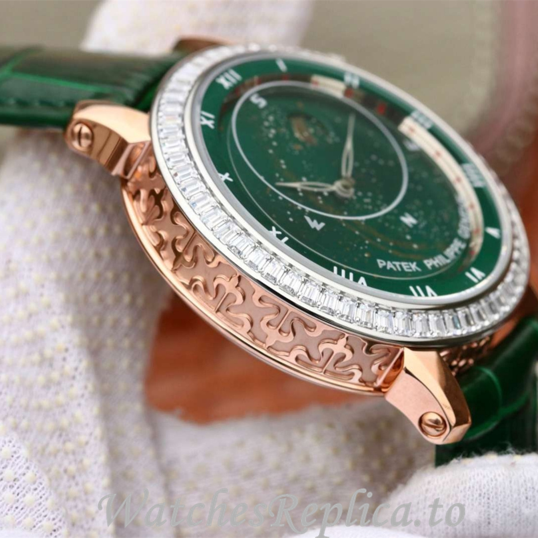 Patek Philippe Replica Complications 5102 Leather strap 43MM - WatchesReplica.is