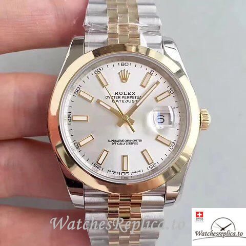 Swiss Rolex Datejust Replica 126303 Stainless steel strap 41MM - WatchesReplica.is