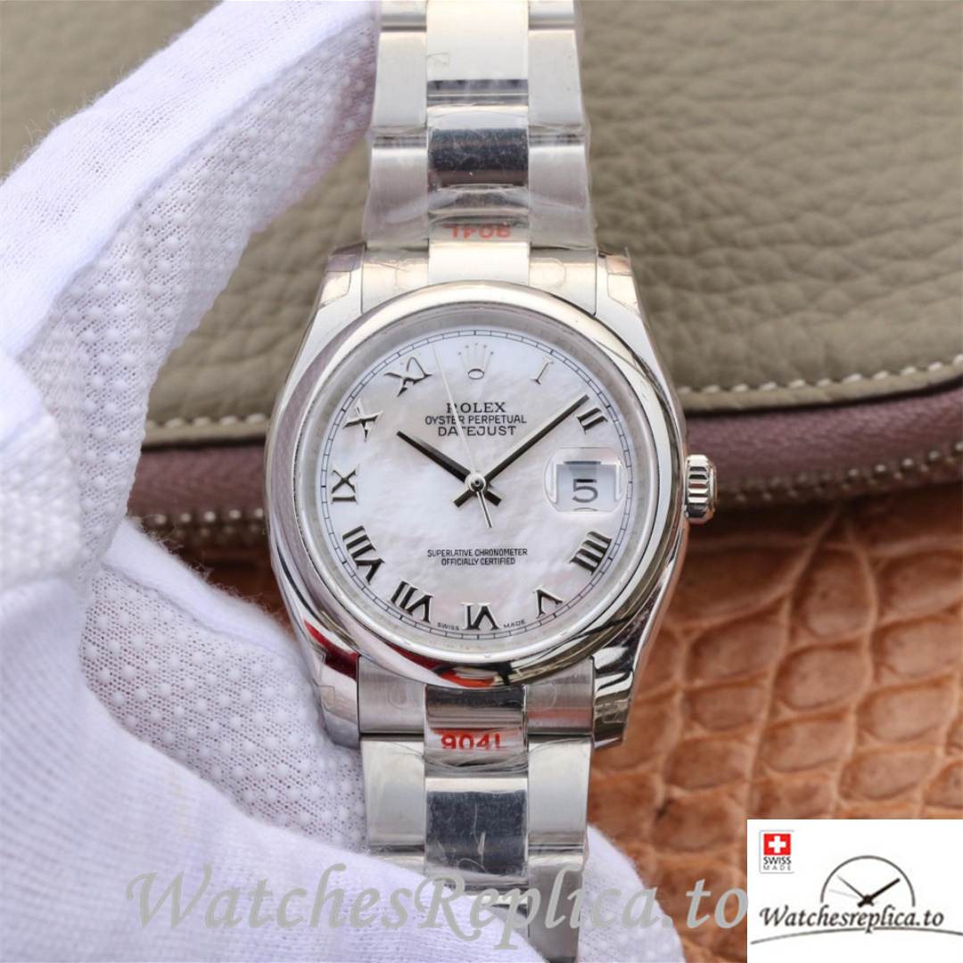 Swiss Rolex Datejust Replica 116200 Stainless steel strap 36MM - WatchesReplica.is