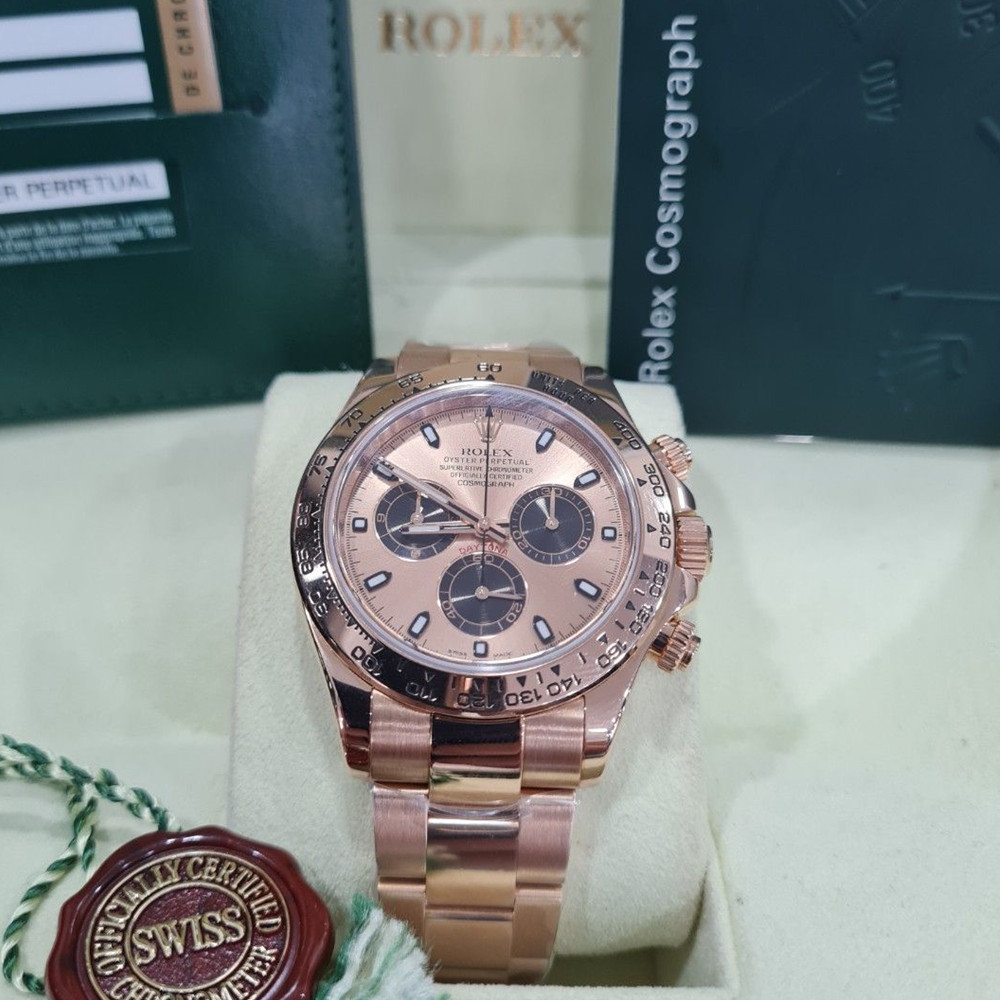 Rolex Daytona Rose Dial 116505 - WatchesReplica.is