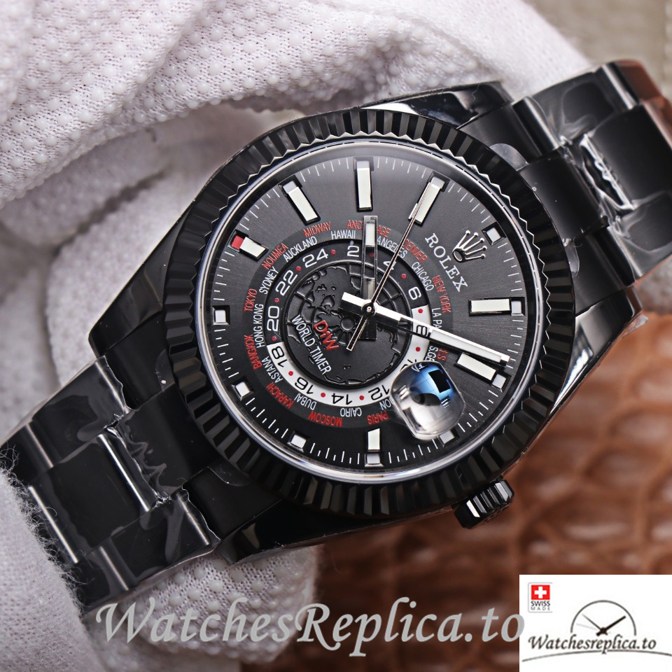 Swiss Rolex Sky Dweller Replica 326934 Stainless steel strap 40MM - WatchesReplica.is