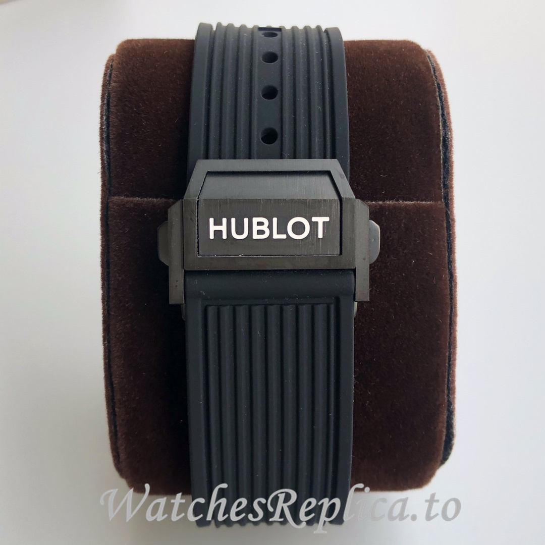 Hublot Replica Big Bang Gypsophila Chronograph v2 Rubber strap 45MM - WatchesReplica.is