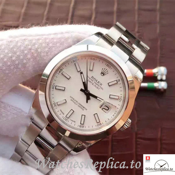 Swiss Rolex Datejust 116200-72600 Stainless steel strap 41MM - WatchesReplica.is