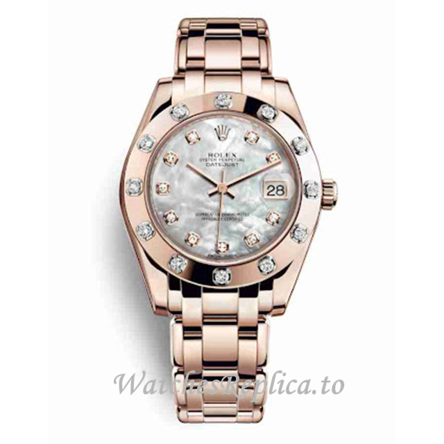 Replica Rolex Pearlmaster m81315-0014 36MM - WatchesReplica.is