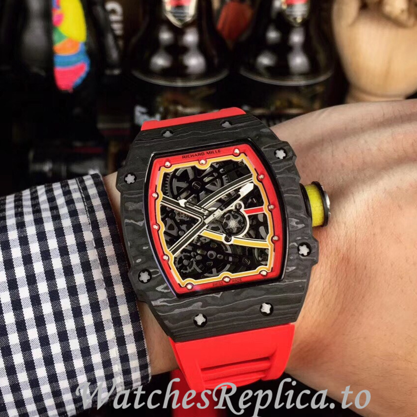 Richard Mille Replica RM67-02 Rubber strap 38.70x47.52MM - WatchesReplica.is