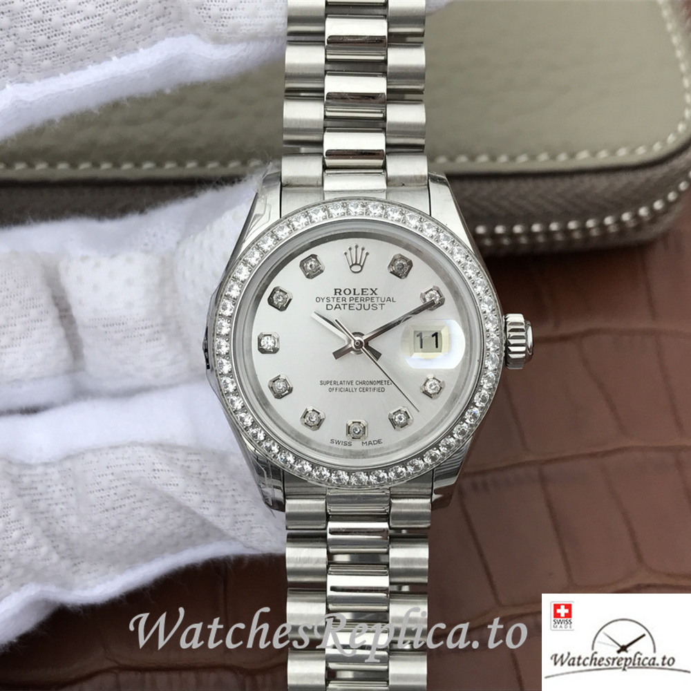 Swiss Rolex Datejust 179384 Stainless steel strap 28MM - WatchesReplica.is