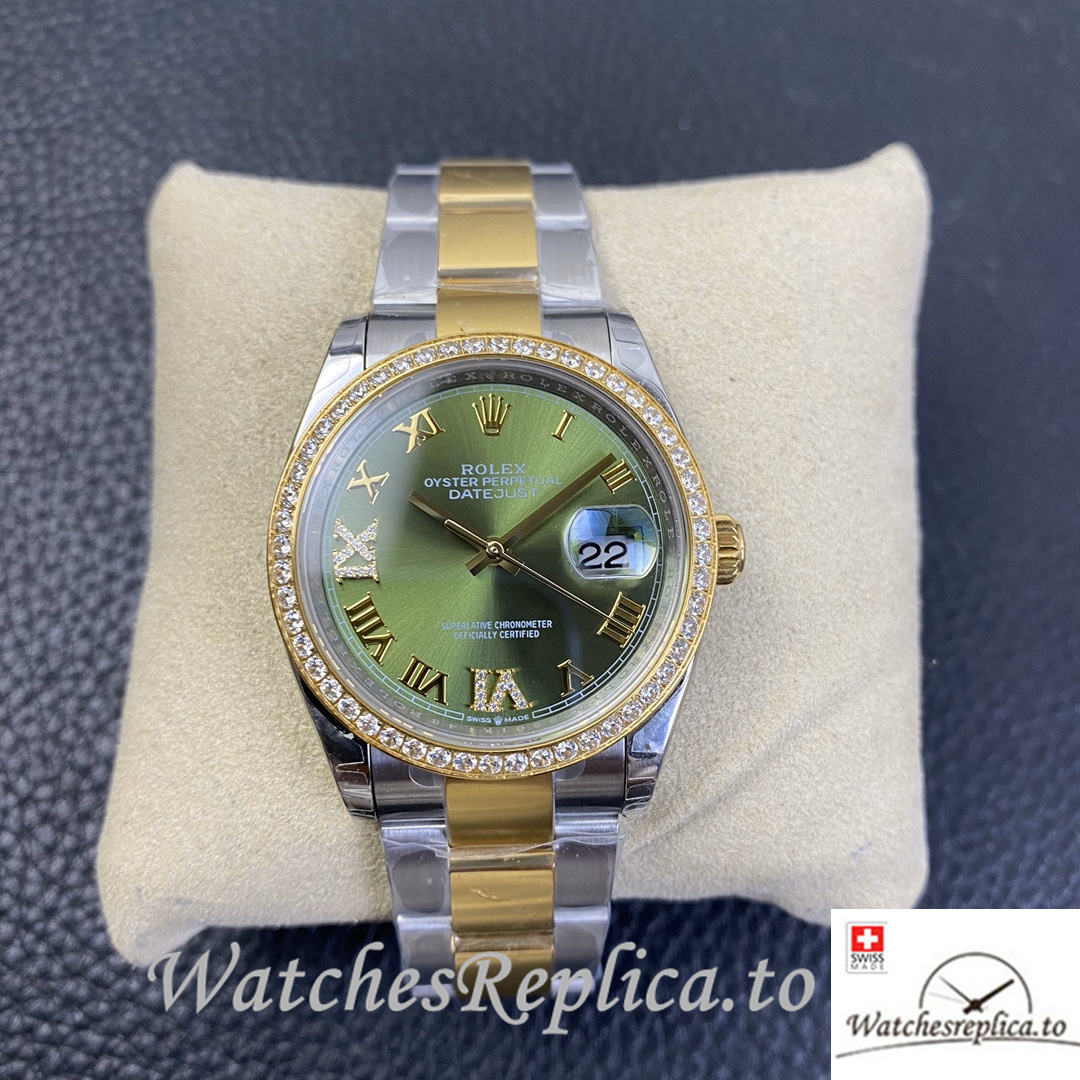Swiss Rolex Datejust Replica 126233 Stainless steel strap 36MM - WatchesReplica.is