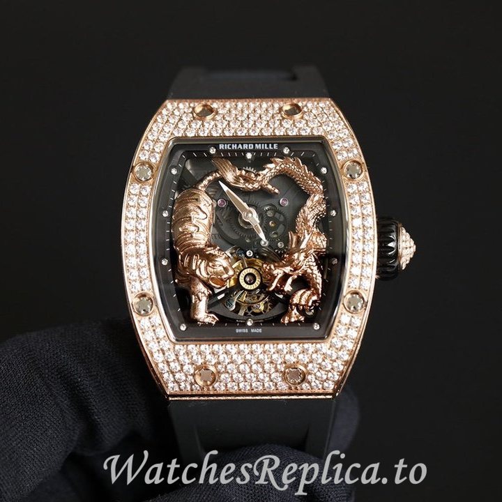 Richard Mille Replica RM51-01 Rubber strap 50MM - WatchesReplica.is