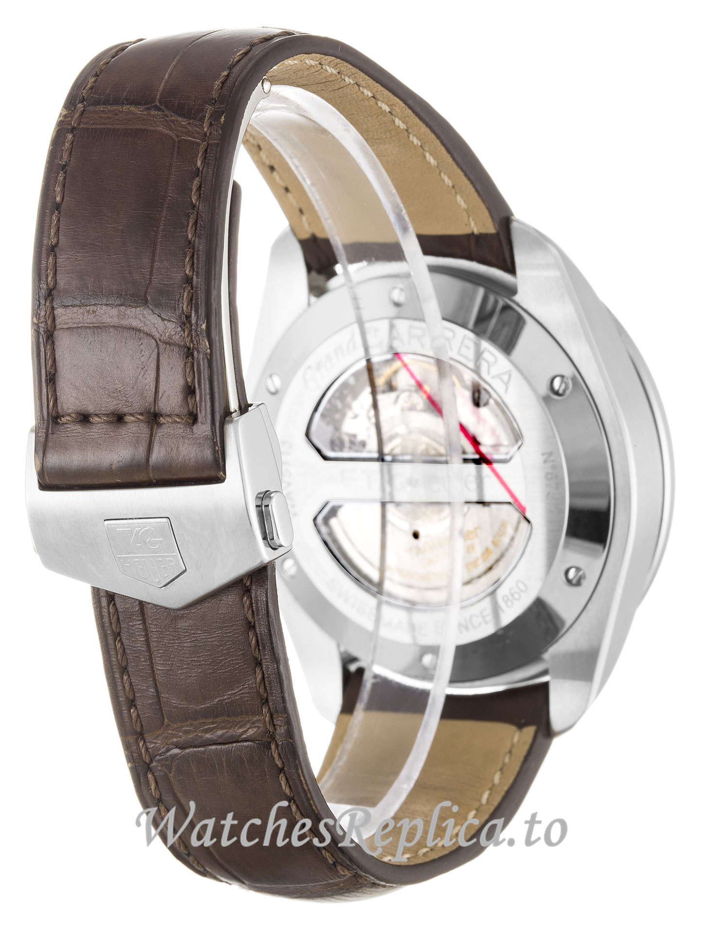 Tag Heuer Grand Carrera Brown Dial WAV5113.FC6225 42 MM - WatchesReplica.is