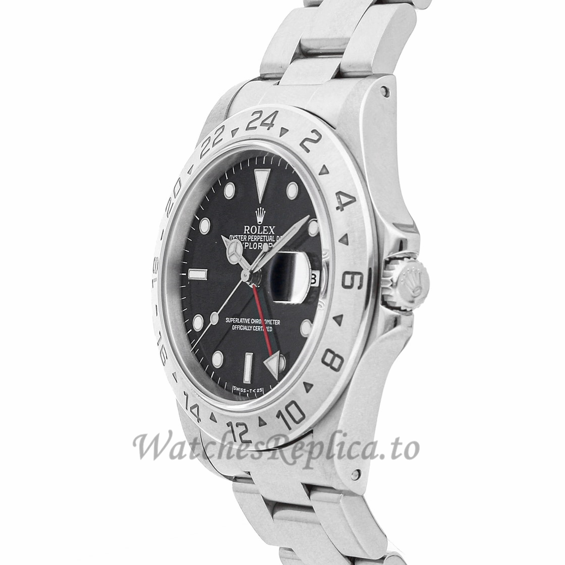 Rolex Replica Explorer II Black Dial 40mm 16570 - WatchesReplica.is