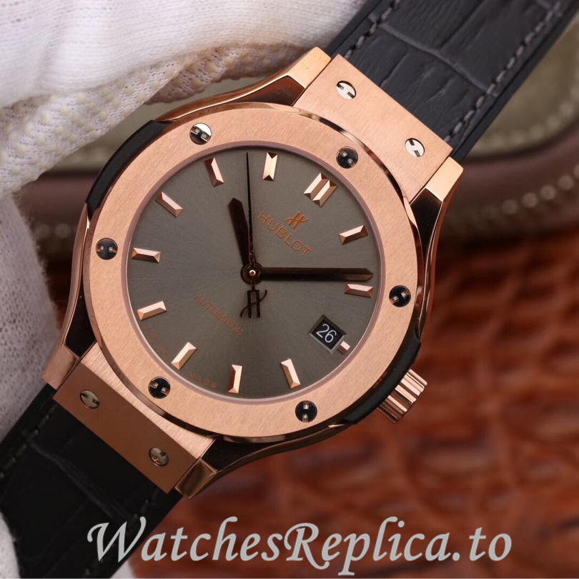 Hublot Replica 511.zp Leather strap 42MM - WatchesReplica.is