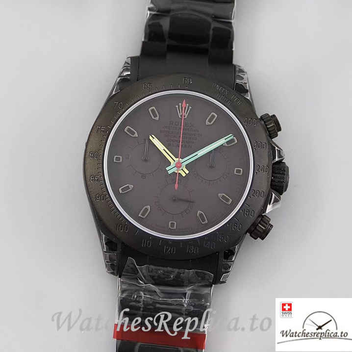 Swiss Rolex Daytona Replica Stainless steel strap 40MM - WatchesReplica.is