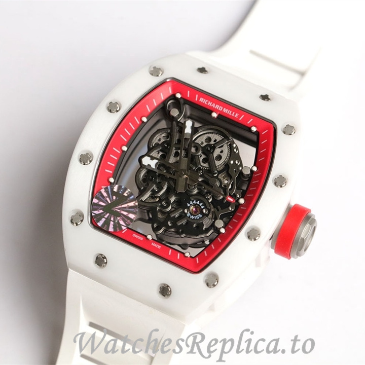 Richard Mille Replica RM055 Rubber strap 50MM - WatchesReplica.is
