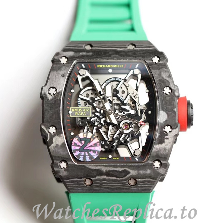 Richard Mille Replica RM35-02 Rubber strap 50MM - WatchesReplica.is