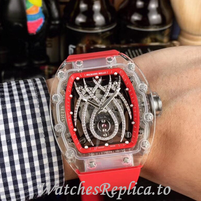 Richard Mille Replica RM052 Rubber strap 50MM - WatchesReplica.is
