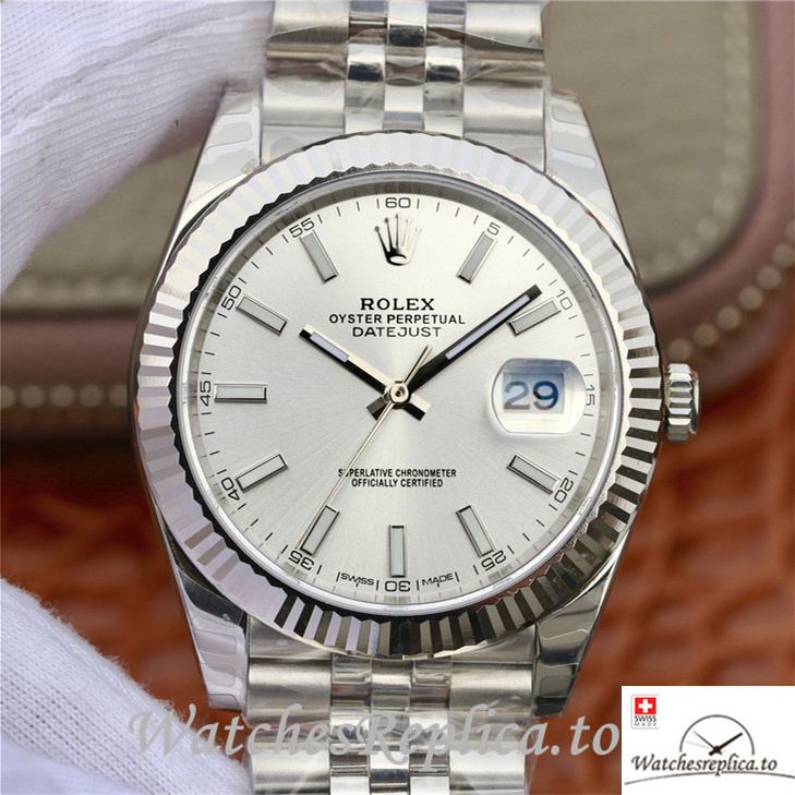 Swiss Rolex Datejust Replica 116234 Stainless steel strap 36MM - WatchesReplica.is