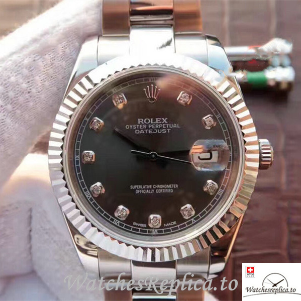 Swiss Rolex Datejust 116334-0009 Stainless steel strap 41MM - WatchesReplica.is