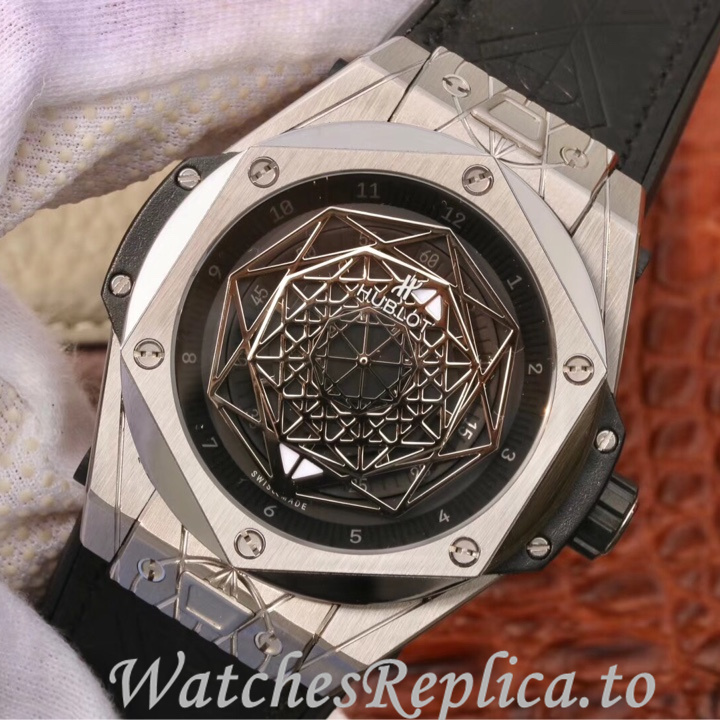 Hublot Replica 415.NX.1112.VR.MXM16 Rubber strap 45MM - WatchesReplica.is