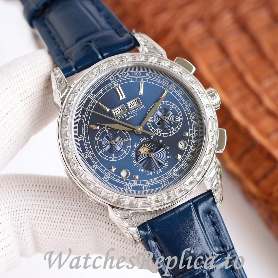 Patek Philippe Replica Complications 5270 Leather strap 41MM - WatchesReplica.is