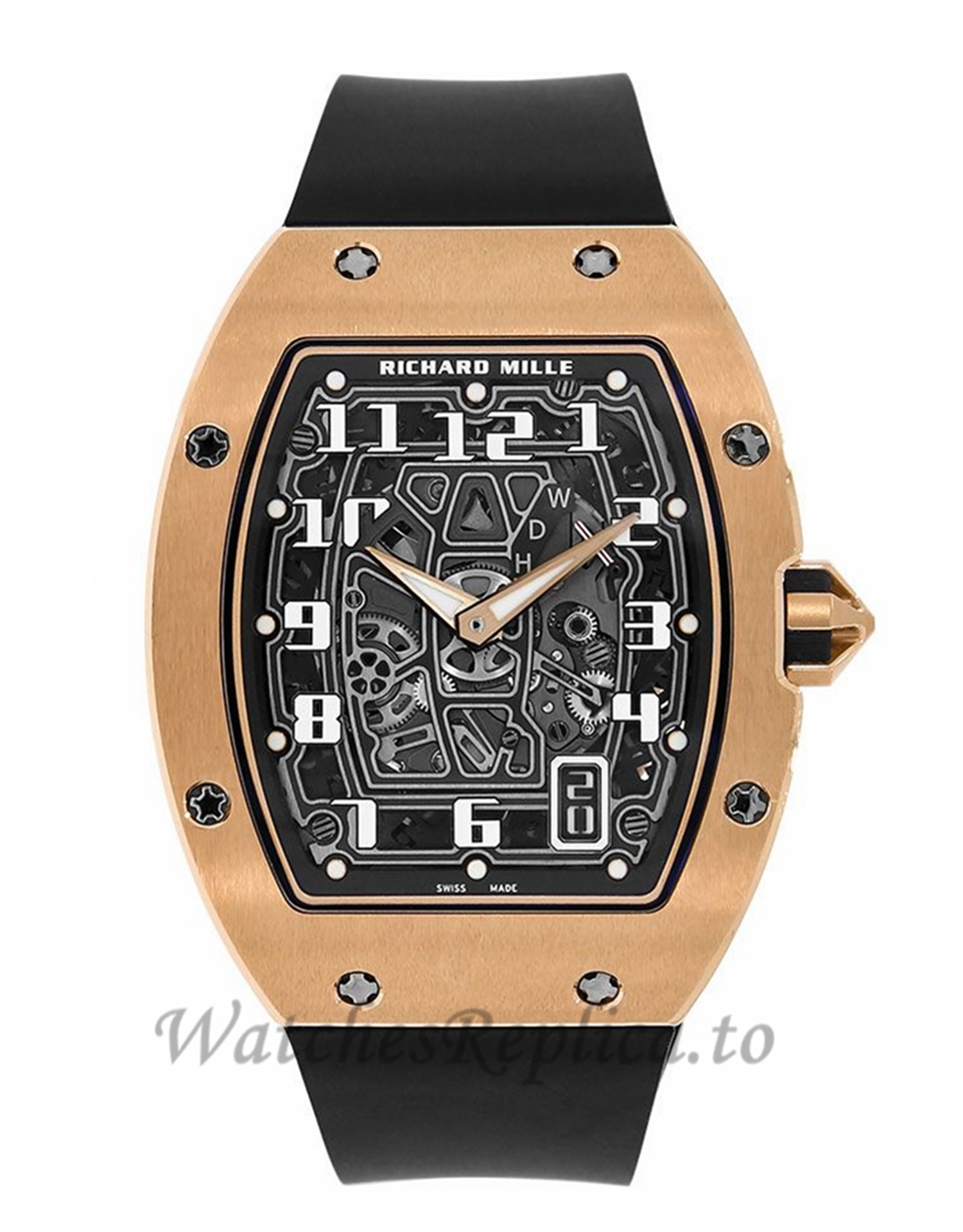 Richard Mille Replica RM67-01 Rose Gold Extra Flat Automatic 47MM Watch 536999 - WatchesReplica.is