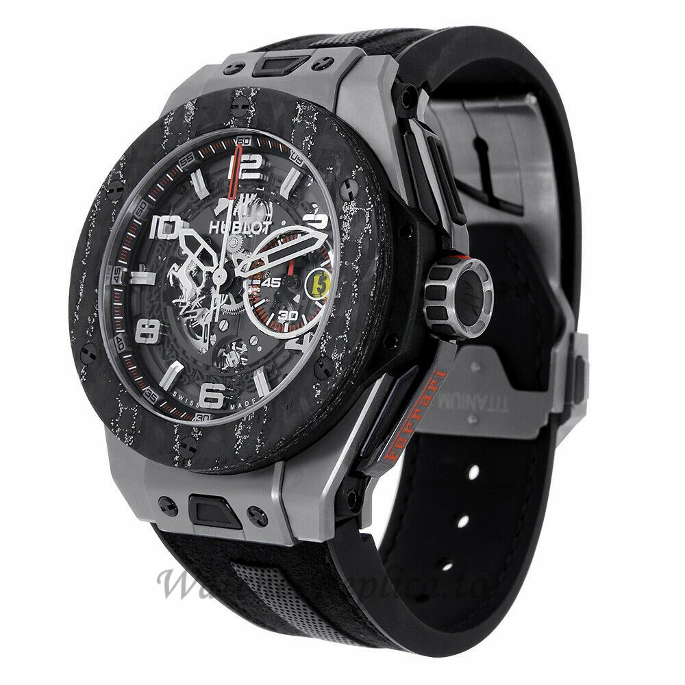 Hublot Replica Big Bang Ferrari Edition Titanium Chronograph 45MM 401.NJ.0123.VR - WatchesReplica.is