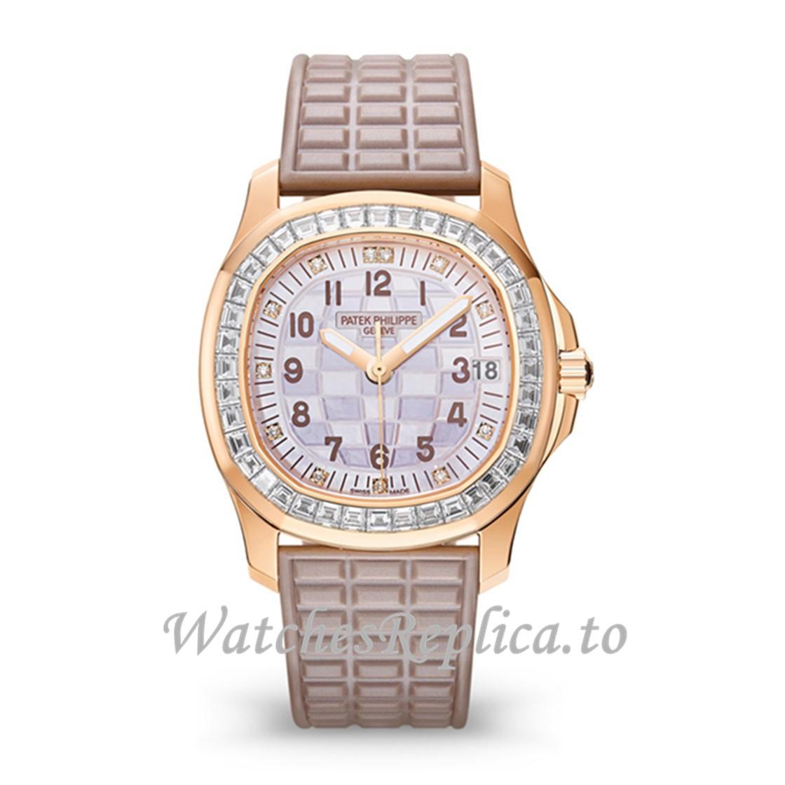 Replica Patek Philippe Aquanaut 5072R-001 Ladies Watch - WatchesReplica.is