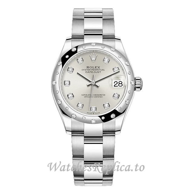 Replica Rolex Datejust m278344rbr-0011 31MM Stainless steel strap Ladies Watch - WatchesReplica.is
