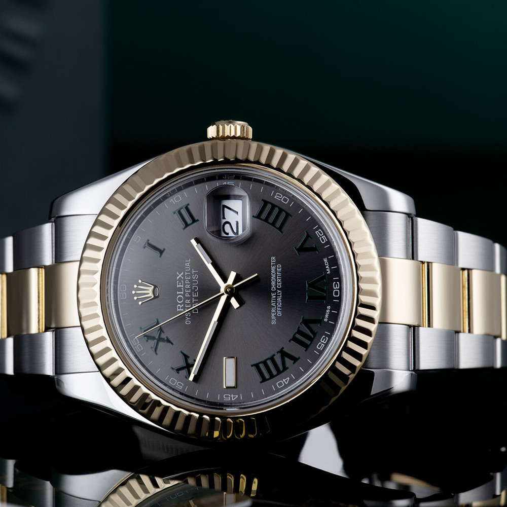 Rolex Datejust II Grey Dial 116333 - WatchesReplica.is