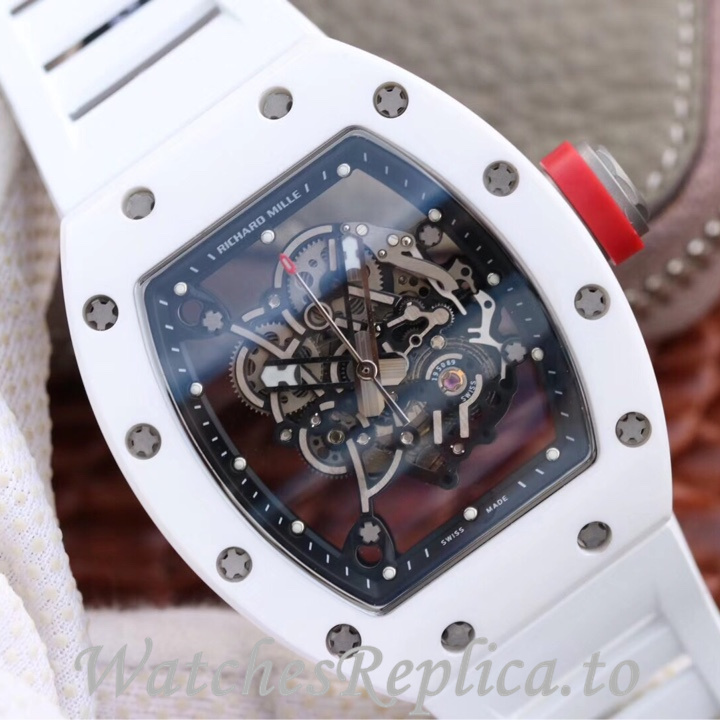 Richard Mille Replica RM055 Rubber strap 50MM - WatchesReplica.is