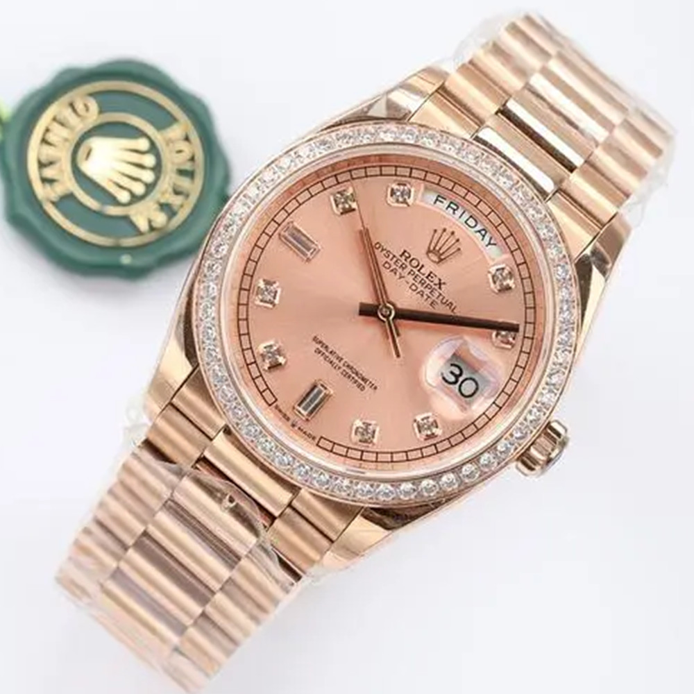 Replica Rolex Day Date 128345RBR 0009 36MM - WatchesReplica.is