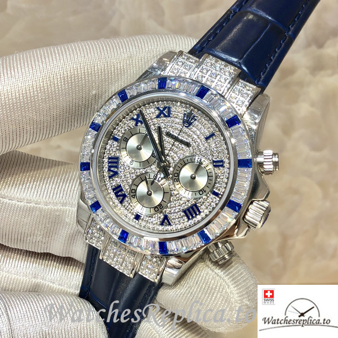 Swiss Rolex Daytona 116599 Replica Leather strap 40MM - WatchesReplica.is