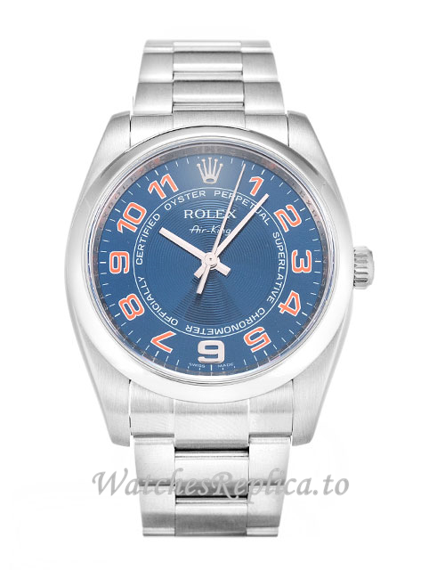Rolex Air-King Blue Dial 114200 - WatchesReplica.is