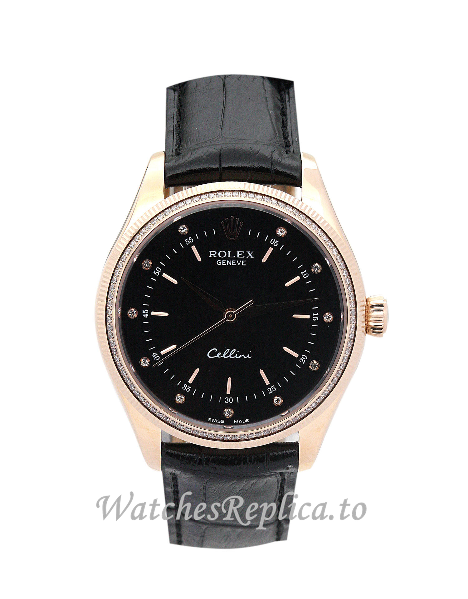 Rolex Cellini Black Dial 5310 - WatchesReplica.is