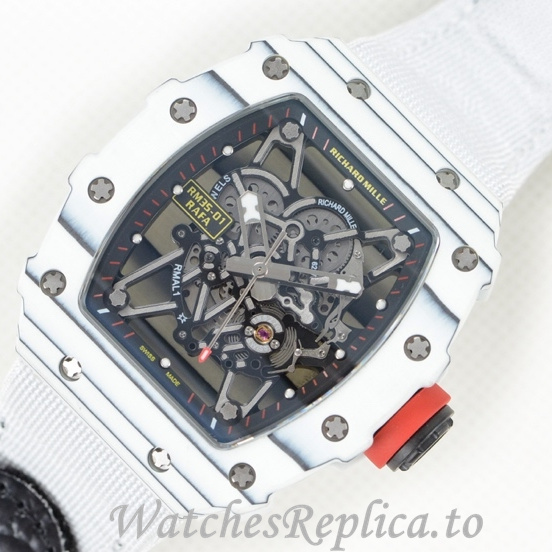 Richard Mille Replica RM35-01 Canvas strap 50MM - WatchesReplica.is
