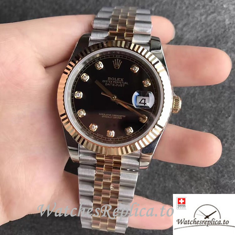 Swiss Rolex Datejust Replica 126333 Stainless steel strap 41MM - WatchesReplica.is