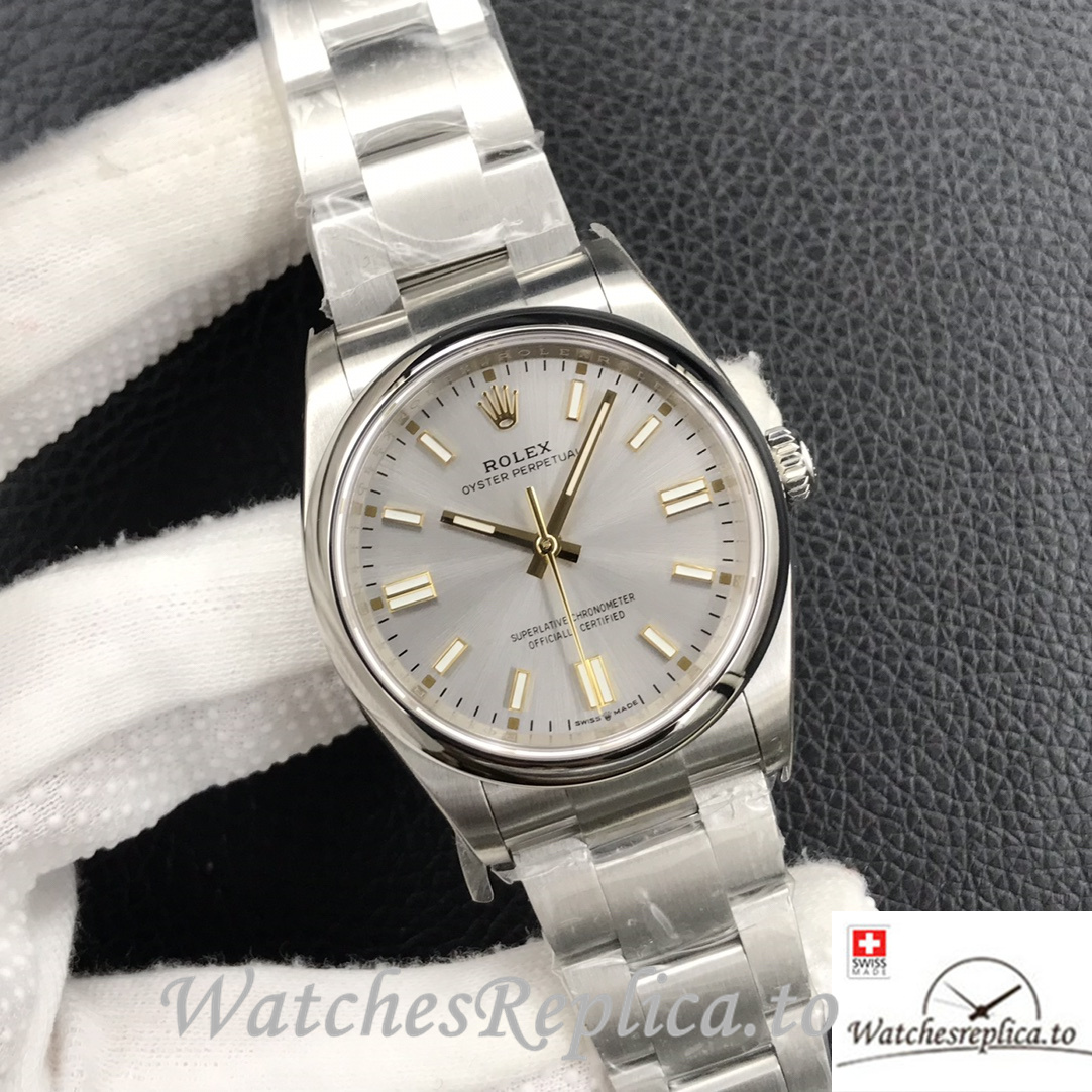 Swiss Rolex Oyster Perpetual Replica 126000 Stainless steel strap 36MM - WatchesReplica.is