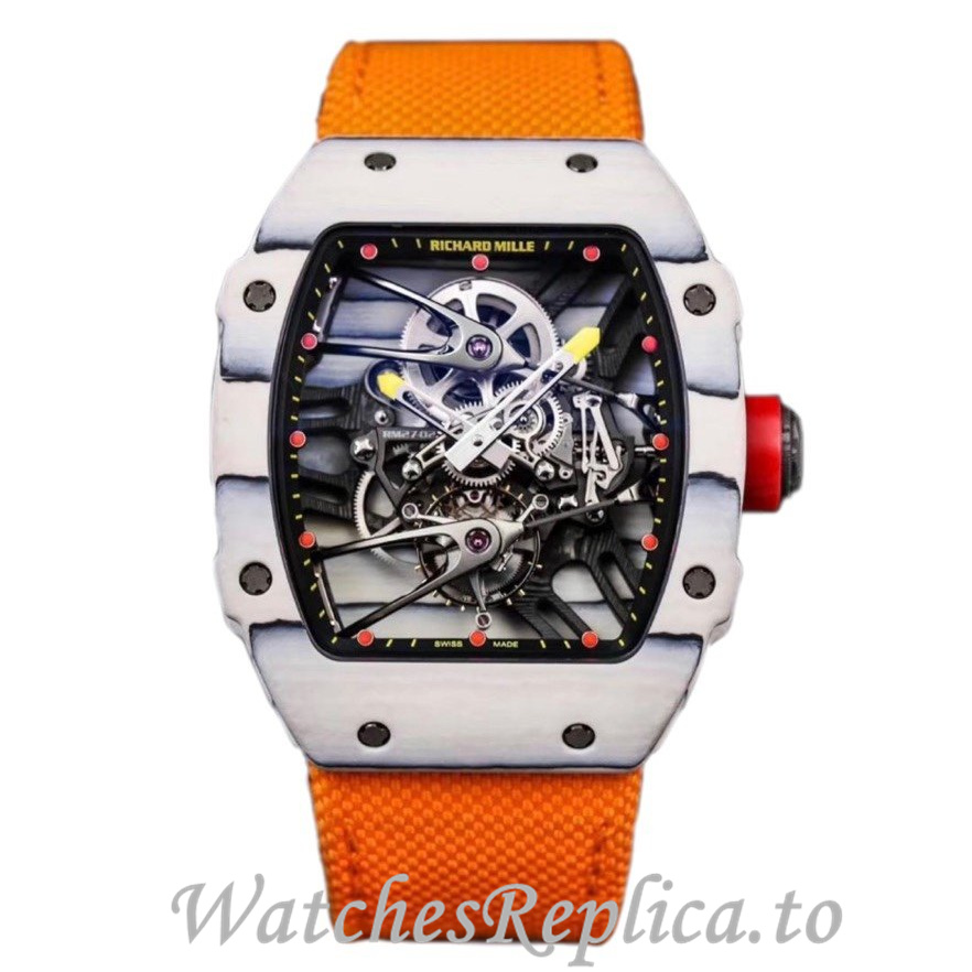Richard Mille Replica RM27-02 Canvas strap 49MM - WatchesReplica.is