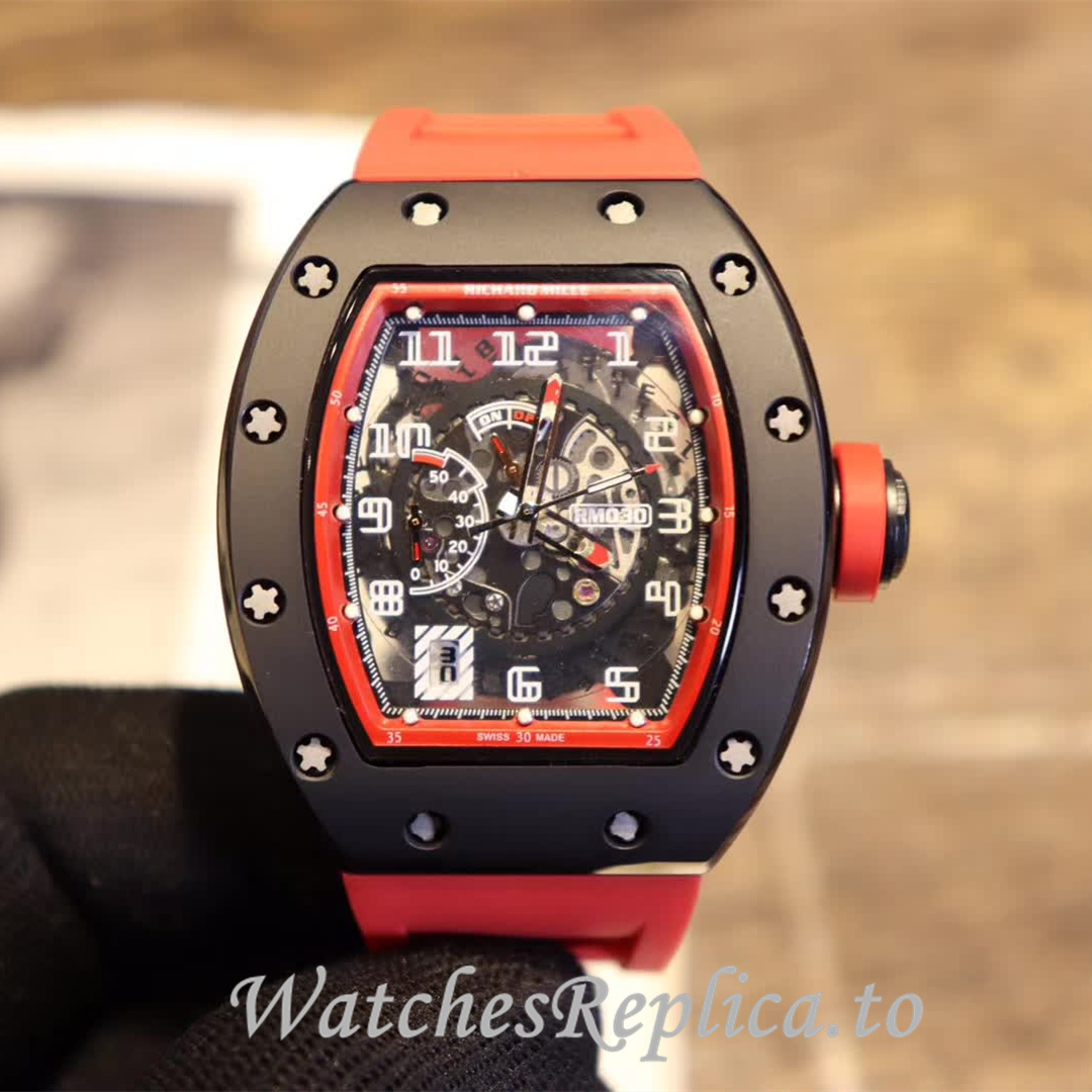 Richard Mille Replica RM030 Rubber strap 50MM - WatchesReplica.is