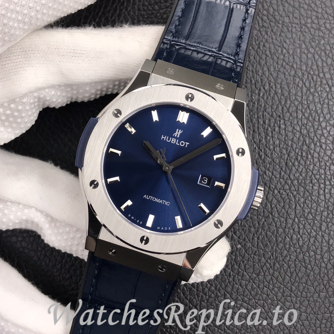 Hublot Replica Classic Fusion Series Leather strap 45MM - WatchesReplica.is
